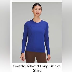 Lululemon swiftly relaxed long sleeve size 10
